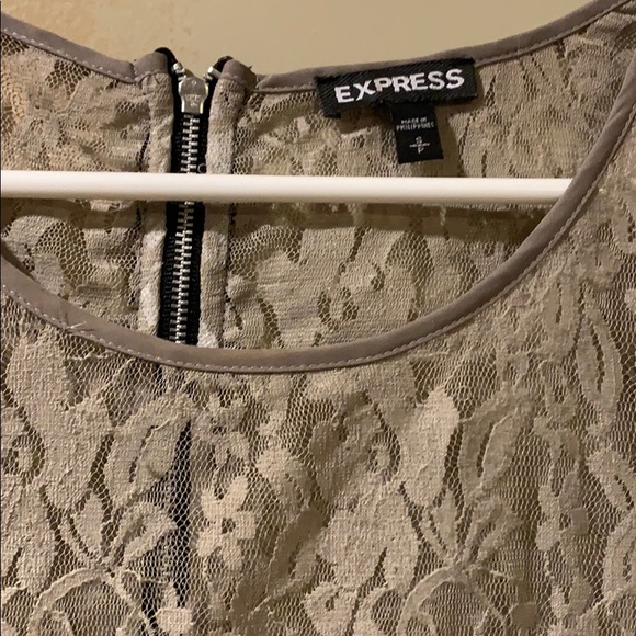 Beige Lace Top - Picture 2 of 4